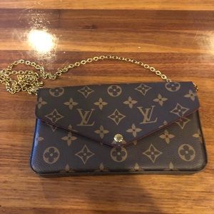 Authentic Louis Vuitton felicie without inserts